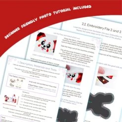 ITH Galaxy Red Panda Plush Embroidery Pattern(Ith Galaxy Red Panda Plush Embroidery Pattern) -Dragons' Garden ith galaxy red panda plush embroidery pattern pattern dragons garden 638379