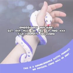 ITH Galaxy Snake Plush Embroidery Pattern(Ith Galaxy Snake Plush Embroidery Pattern) -Dragons' Garden ith galaxy snake plush embroidery pattern pattern dragons garden 915762