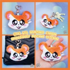 ITH Hamtaro Hamster Charm Pattern(Ith Hamtaro Head Charm)