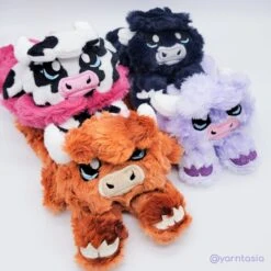 ITH Highland Cow Plushie Embroidery Pattern(Ith Highland Cow Plushie Embroidery Pattern) -Dragons' Garden ith highland cow plushie embroidery pattern pattern dragons garden 404274