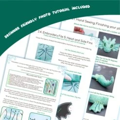 ITH Hippocampus Water Horse Plushie Pattern(Ith Hippocampus Water Horse Plushie Pattern) -Dragons' Garden ith hippocampus water horse plushie pattern pattern dragons garden 182267