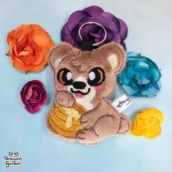 ITH Honey Bear Charm Pattern(Ith Honey Bear Charm Pattern) -Dragons' Garden ith honey bear charm pattern pattern dragons garden 232812