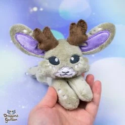 ITH Jackalope Plushie Embroidery Pattern(Ith Jackalope Plushie Embroidery Pattern) -Dragons' Garden ith jackalope plushie embroidery pattern pattern dragons garden 905611