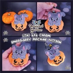 ITH Kitty In A Pumpkin Charm(Ith Kitty In A Pumpkin Charm)