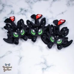 ITH Light & Night Fury Plush Embroidery Pattern(Ith Light Night Fury Plush Embroidery Pattern) -Dragons' Garden ith light night fury plush embroidery pattern pattern dragons garden 316874