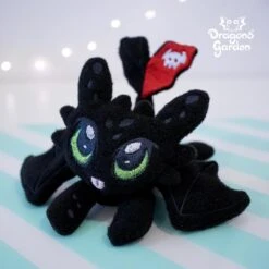 ITH Light & Night Fury Plush Embroidery Pattern(Ith Light Night Fury Plush Embroidery Pattern) -Dragons' Garden ith light night fury plush embroidery pattern pattern dragons garden 333777
