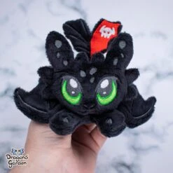 ITH Light & Night Fury Plush Embroidery Pattern(Ith Light Night Fury Plush Embroidery Pattern) -Dragons' Garden ith light night fury plush embroidery pattern pattern dragons garden 511946