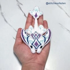 ITH River Moth Manta Plush Embroidery Pattern(Ith Manta Skimmer Mount Plush Embroidery Pattern) -Dragons' Garden ith manta skimmer mount plush embroidery pattern pattern dragons garden 288985