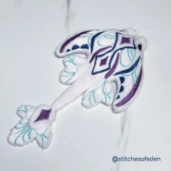 ITH River Moth Manta Plush Embroidery Pattern(Ith Manta Skimmer Mount Plush Embroidery Pattern) -Dragons' Garden ith manta skimmer mount plush embroidery pattern pattern dragons garden 324832