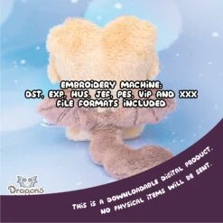 ITH Manticore Blob Plushie Pattern(Ith Manticore Blob Plushie Pattern) -Dragons' Garden ith manticore blob plushie pattern pattern dragons garden 813421