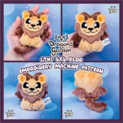 ITH Manticore Blob Plushie Pattern(Ith Manticore Blob Plushie Pattern)