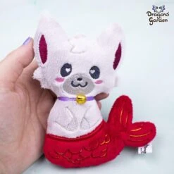 ITH Mermaid Kitty Plushie Embroidery Pattern| Double Sided(Ith Mermaid Kitty Plushie Embroidery Pattern) -Dragons' Garden ith mermaid kitty plushie embroidery pattern double sided pattern dragons garden 732217
