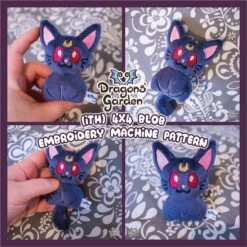 ITH Moon Kitty Blob Plushie Pattern(Ith Moon Kitty Blob Plushie Pattern)