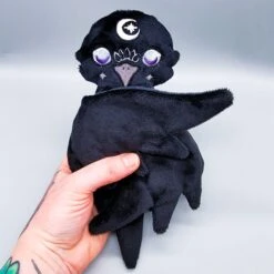 ITH Moonlight Raven Plush Embroidery Pattern(Ith Moonlight Raven Plush Embroidery Pattern) -Dragons' Garden ith moonlight raven plush embroidery pattern pattern dragons garden 348934