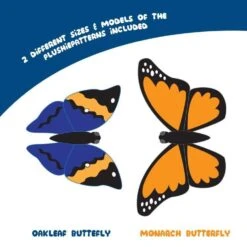 ITH Oakleaf & Monarch Butterfly Plushies Embroidery Pattern(Ith Oakleaf Monarch Butterfly Plushies Embroidery Pattern) -Dragons' Garden ith oakleaf monarch butterfly plushies embroidery pattern pattern dragons garden 981403