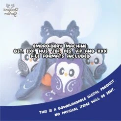 ITH Owlet Bird Charm Pattern(Ith Owlet Charm Pattern) -Dragons' Garden ith owlet charm pattern pattern dragons garden 723841