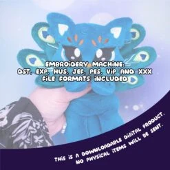 ITH Peacock Griffin Plushie Pattern(Ith Peacock Griffin Plushie Pattern) -Dragons' Garden ith peacock griffin plushie pattern pattern dragons garden 650142