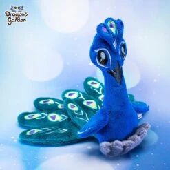ITH Peacock Plush Embroidery Pattern(Ith Peacock Plush Embroidery Pattern) -Dragons' Garden ith peacock plush embroidery pattern pattern dragons garden 459229