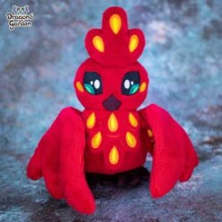 ITH Phoenix Fire Bird Plush Embroidery Pattern(Ith Phoenix Plush Embroidery Pattern) -Dragons' Garden ith phoenix plush embroidery pattern pattern dragons garden 317678