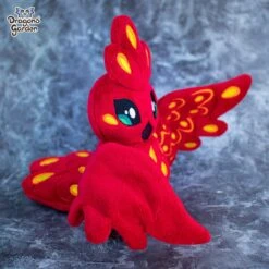 ITH Phoenix Fire Bird Plush Embroidery Pattern(Ith Phoenix Plush Embroidery Pattern) -Dragons' Garden ith phoenix plush embroidery pattern pattern dragons garden 889631
