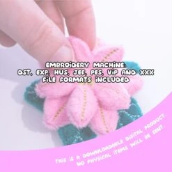 ITH Poinsettia Plush Flower Pattern(Ith Poinsettia Plush Flower Pattern) -Dragons' Garden ith poinsettia plush flower pattern pattern dragons garden 254699