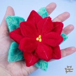 ITH Poinsettia Plush Flower Pattern(Ith Poinsettia Plush Flower Pattern) -Dragons' Garden ith poinsettia plush flower pattern pattern dragons garden 696599