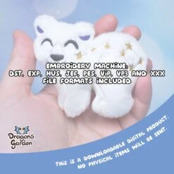 ITH Polar Bear Charm(Ith Polar Bear Charm) -Dragons' Garden ith polar bear charm pattern dragons garden patreon 346144