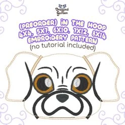ITH Pug Plushie Pattern (Without Tutorial)(Ith Pug Plushie Pattern Without Tutorial)