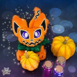 ITH Pumpkin Cat Halloween Plushie Embroidery Pattern(Ith Pumpkin Cat Halloween Plushie Embroidery Pattern) -Dragons' Garden ith pumpkin cat halloween plushie embroidery pattern pattern dragons garden 337692