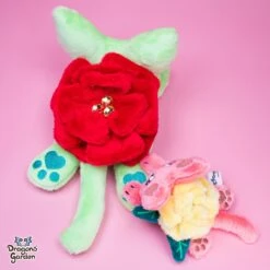 ITH Rose Plush Flower Pattern(Ith Rose Plush Flower Pattern) -Dragons' Garden ith rose plush flower pattern pattern dragons garden 222051