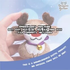 ITH Rudolph Reindeer Blob Plushie Pattern(Ith Rudolph Reindeer Blob Plushie Pattern) -Dragons' Garden ith rudolph reindeer blob plushie pattern pattern dragons garden 263292