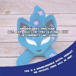 ITH Sakura Kitsune Plush Embroidery Pattern(Ith Sakura Kitsune Plush Embroidery Pattern) -Dragons' Garden ith sakura kitsune plush embroidery pattern pattern dragons garden 540627