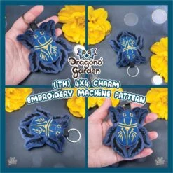 ITH Scarab Beetle Charm Plushie Pattern(Ith Scarab Beetle Charm Plushie Pattern)