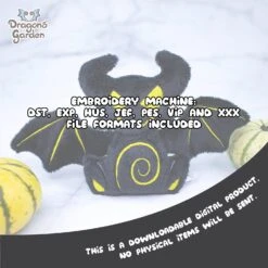 ITH Scary Imp Plush Embroidery Pattern(Ith Scary Imp Plush Embroidery Pattern) -Dragons' Garden ith scary imp plush embroidery pattern pattern dragons garden 297038