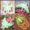 ITH Silk & Luna Moth Plushies Embroidery Pattern(Ith Silk Luna Moth Plushies Embroidery Pattern)