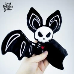 ITH Skeleton Bat Plushie Embroidery Pattern(Ith Skeleton Bat Plushie Embroidery Pattern) -Dragons' Garden ith skeleton bat plushie embroidery pattern pattern dragons garden 434735