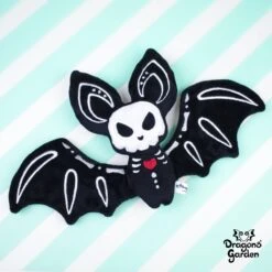ITH Skeleton Bat Plushie Embroidery Pattern(Ith Skeleton Bat Plushie Embroidery Pattern) -Dragons' Garden ith skeleton bat plushie embroidery pattern pattern dragons garden 539489