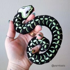 ITH Skeleton Snake(Ith Skeleton Snake Plush Embroidery Pattern) -Dragons' Garden ith skeleton snake plush embroidery pattern pattern dragons garden 705727