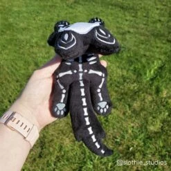 ITH Skeleton Wolf Plush Embroidery Pattern(Ith Skeleton Wolf Plush Embroidery Pattern) -Dragons' Garden ith skeleton wolf plush embroidery pattern pattern dragons garden 334521