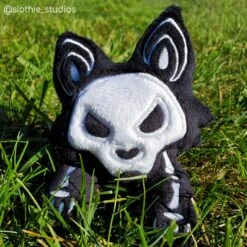 ITH Skeleton Wolf Plush Embroidery Pattern(Ith Skeleton Wolf Plush Embroidery Pattern) -Dragons' Garden ith skeleton wolf plush embroidery pattern pattern dragons garden 922207