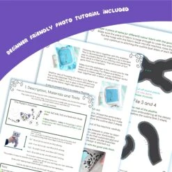 ITH Snow Leopard Plush Embroidery Pattern(Ith Snow Leopard Plush Embroidery Pattern) -Dragons' Garden ith snow leopard plush embroidery pattern pattern dragons garden 170778