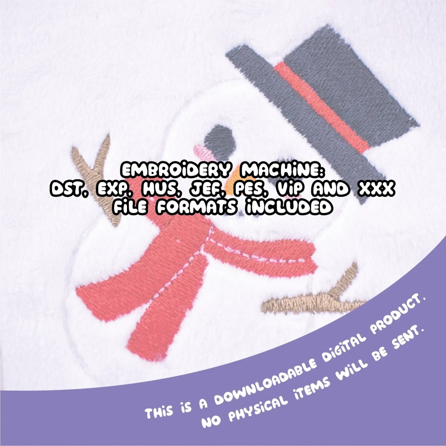 ITH Snowman Charm Plushie Pattern(Ith Snowman Charm Plushie Pattern) 6 ITH Snowman Charm Plushie Pattern(Ith Snowman Charm Plushie Pattern) - Image 6