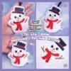 ITH Snowman Charm Plushie Pattern(Ith Snowman Charm Plushie Pattern)