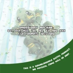 ITH Sobek Egyptian Crocodile Plush Embroidery Pattern(Ith Sobek Egyptian Crocodile Plush Embroidery Pattern) -Dragons' Garden ith sobek egyptian crocodile plush embroidery pattern pattern dragons garden 963491