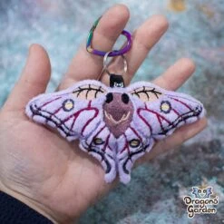 ITH Spanish Moon Moth Charm(Ith Spanish Moon Moth Charm) -Dragons' Garden ith spanish moon moth charm pattern dragons garden patreon 684188