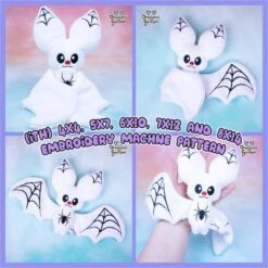 ITH Spider Bat Plushie Embroidery Pattern(Ith Spider Bat Plushie Embroidery Pattern)