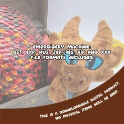 ITH Spikey Dragon Plushie Pattern(Ith Spikey Dragon Plushie Pattern) -Dragons' Garden ith spikey dragon plushie pattern pattern dragons garden 794833