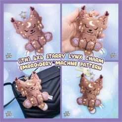 ITH Starry Lynx Charm Pattern(Copy Of Ith Sugar Bat Charm Pattern)
