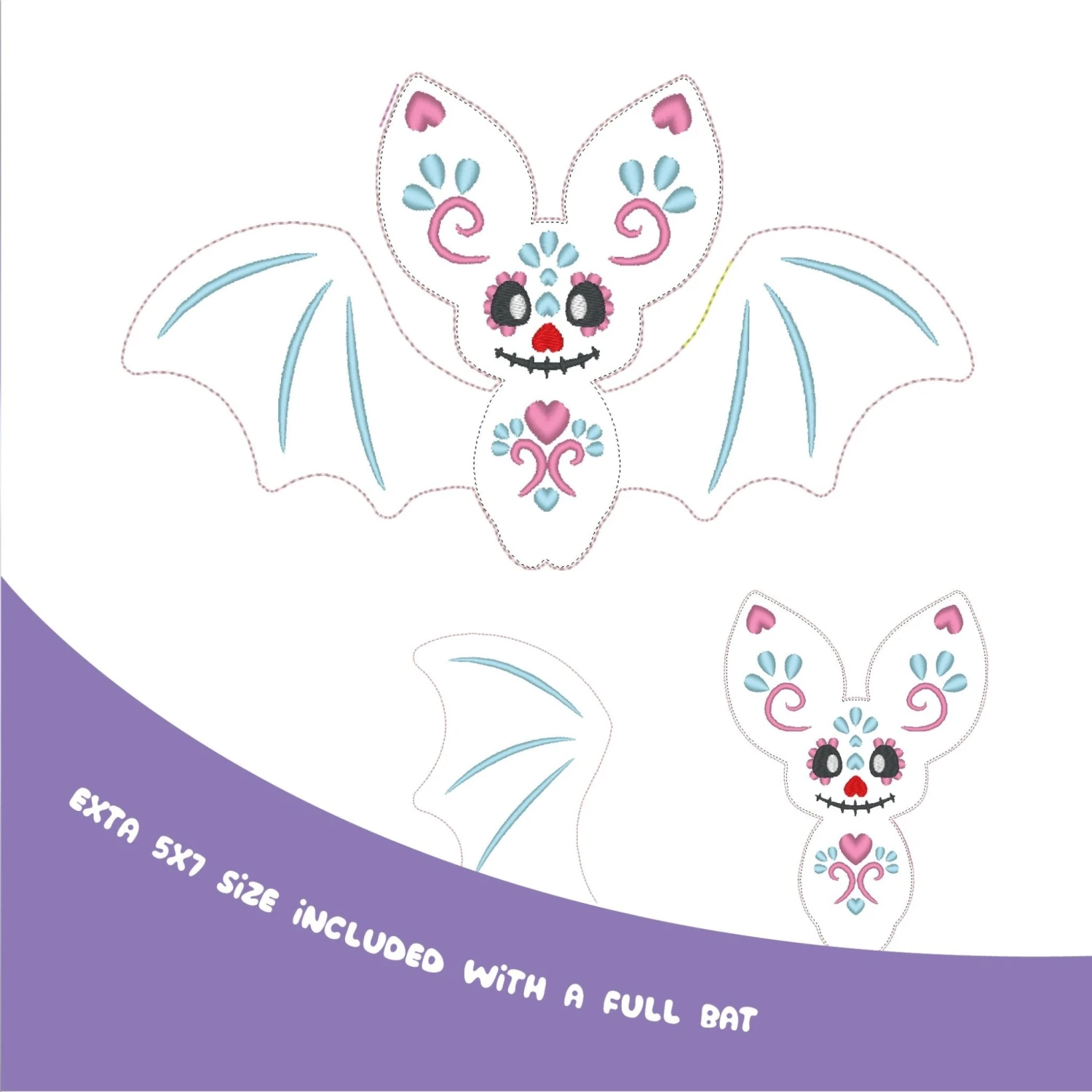 ITH Sugar Bat Charm Pattern(Copy Of Ith Hamtaro Hamster Charm Pattern) 4 ITH Sugar Bat Charm Pattern(Copy Of Ith Hamtaro Hamster Charm Pattern) - Image 4