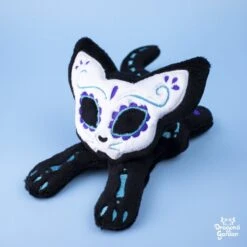 ITH Sugar Skull Kitty Plushie Embroidery Pattern(Ith Sugar Skull Kitty Plushie Embroidery Pattern) -Dragons' Garden ith sugar skull kitty plushie embroidery pattern pattern dragons garden 379687